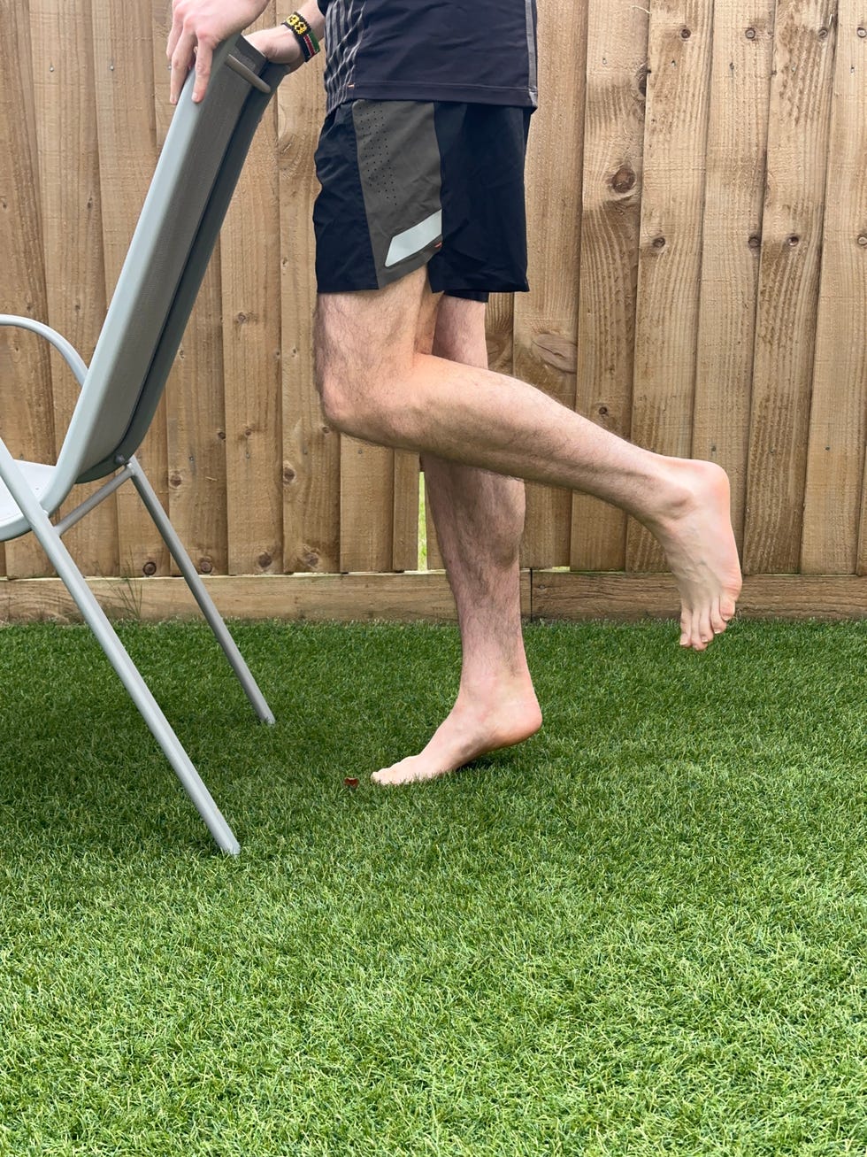 straight leg calf raise exercise for meniscus tears