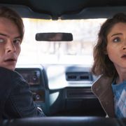Natalia Dyer and Charlie Heaton in Stranger Things