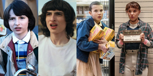 stranger things child actors now and then
