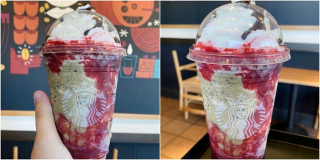starbucks demogorgon frappuccino