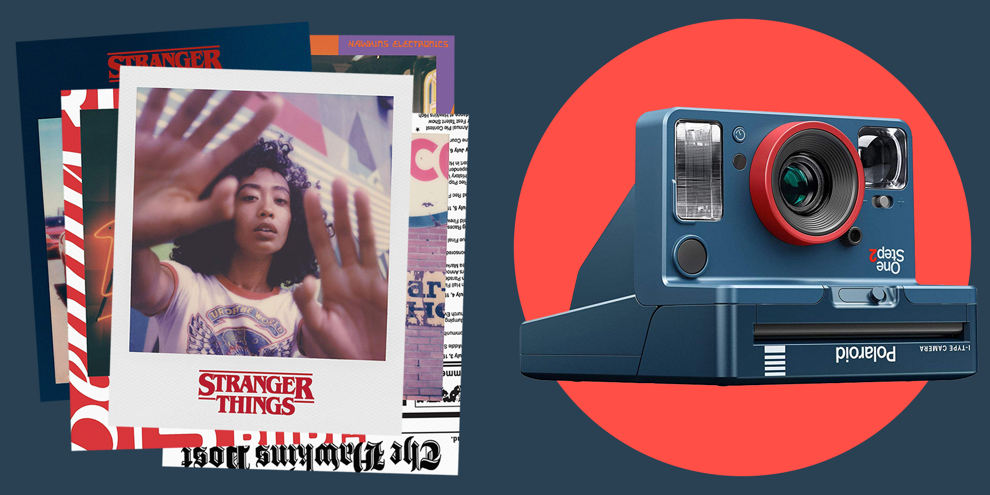 verf Bakken kruising Stranger Things Polaroid OneStep 2 Camera with Upside Down Instant Film  Released for Netflix Premiere