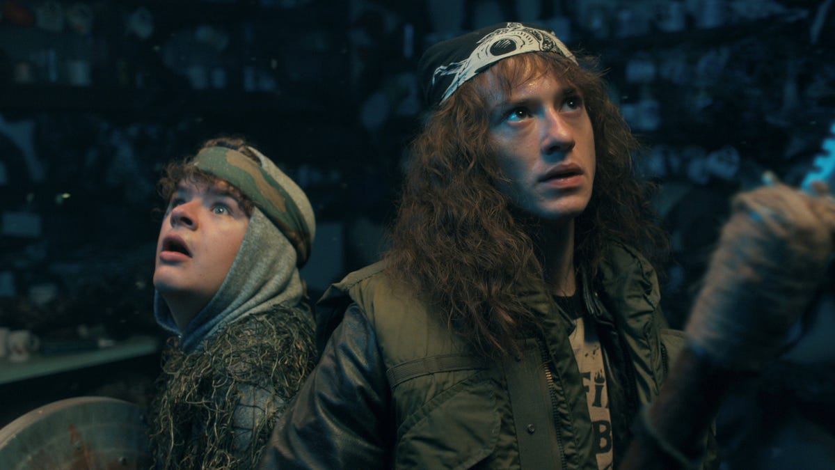 Stranger Things writers drop unseen Eddie and Dustin clip