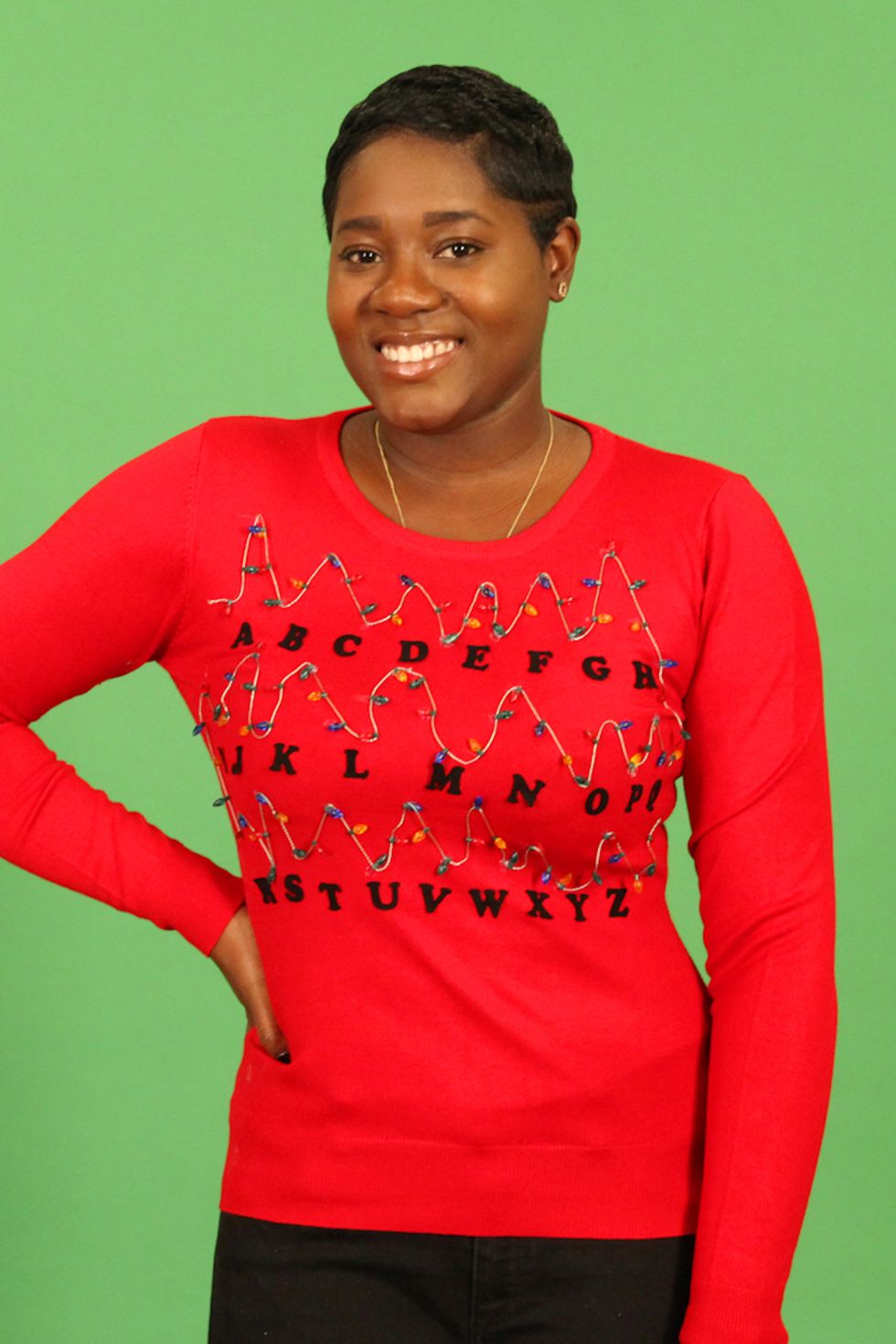 Last Minute DIY Ugly Christmas Sweater - Simply Full of Delight