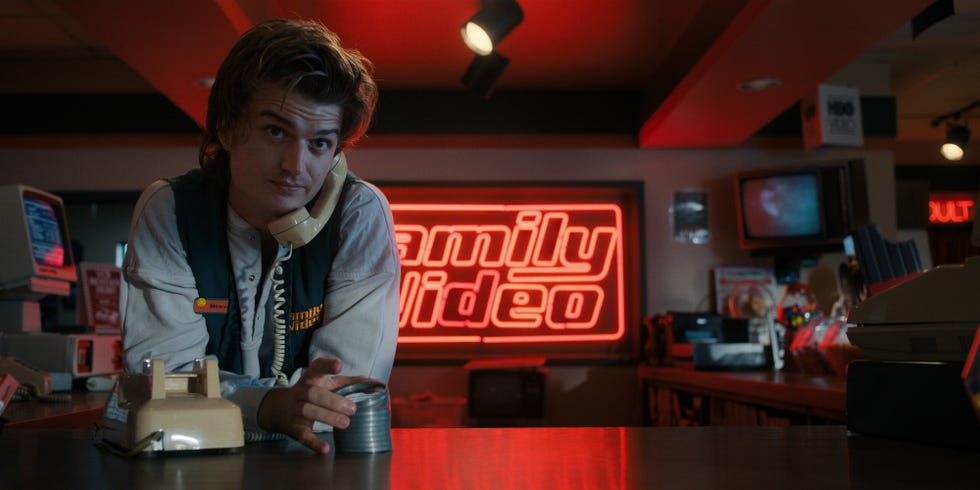 strangers things 4 es una serie de netflix con estética vintage