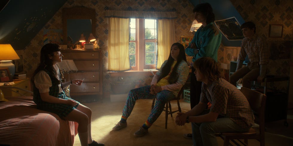 strangers things 4 es una serie de netflix con estética vintage