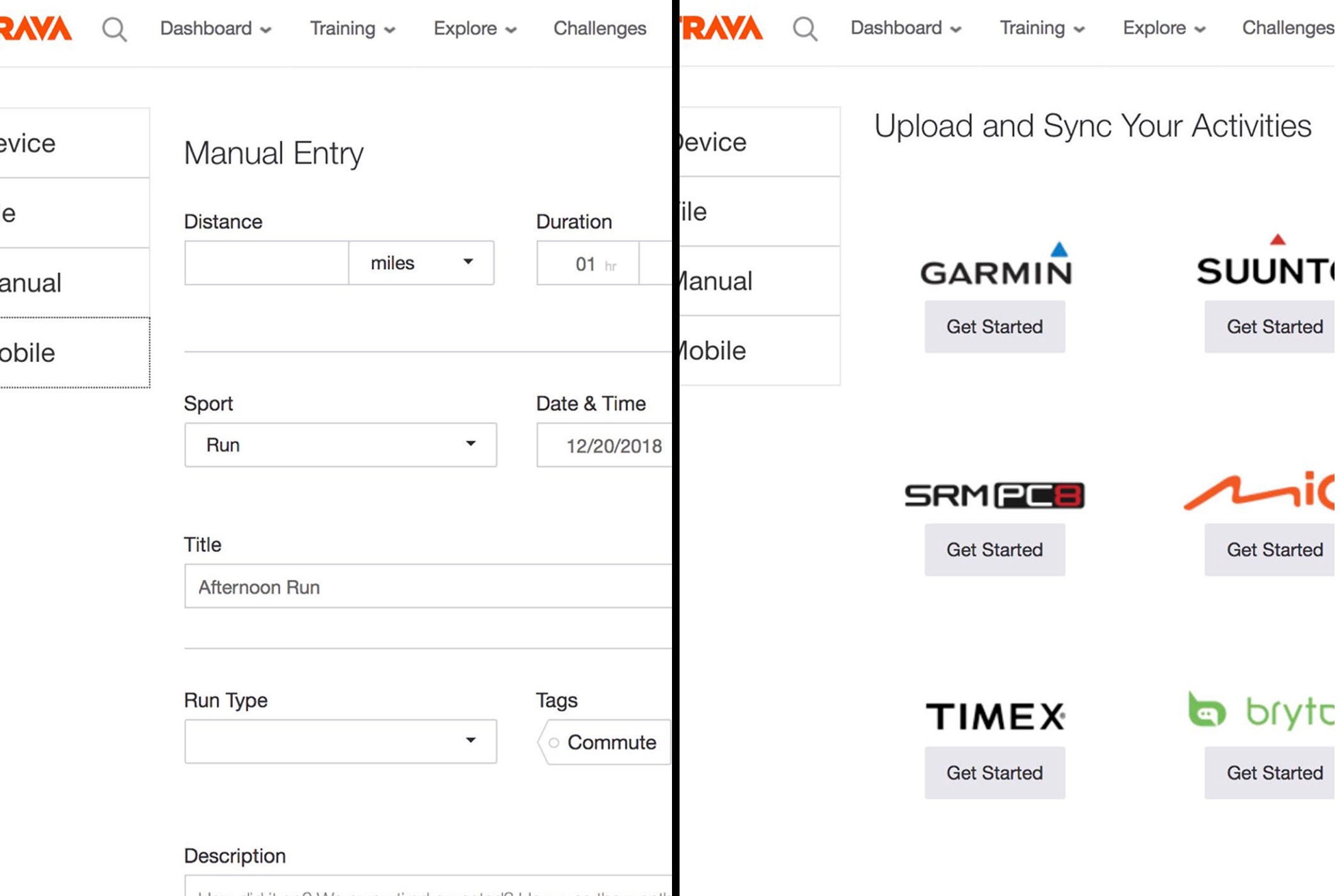 strava activities composite