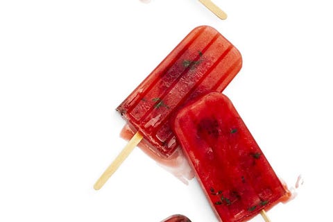 4th of july desserts - Strawberry-Thyme Lemonade Pops Recipe 4th of july desserts