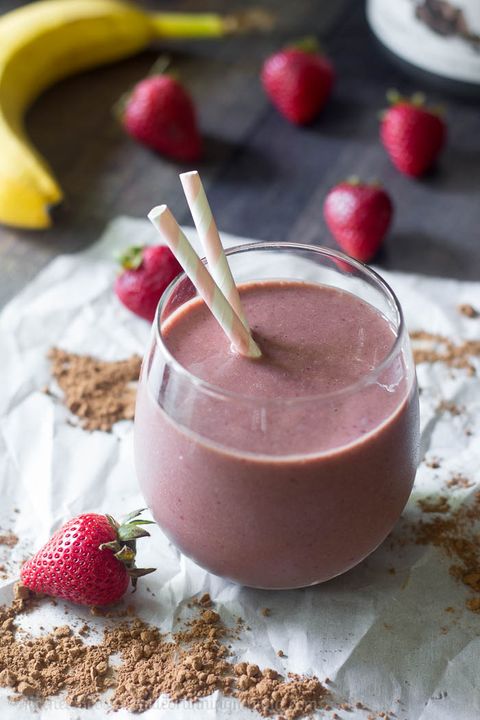 strawberry chocolate smoothie