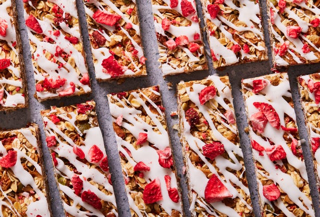 strawberry 'n cream granola bars