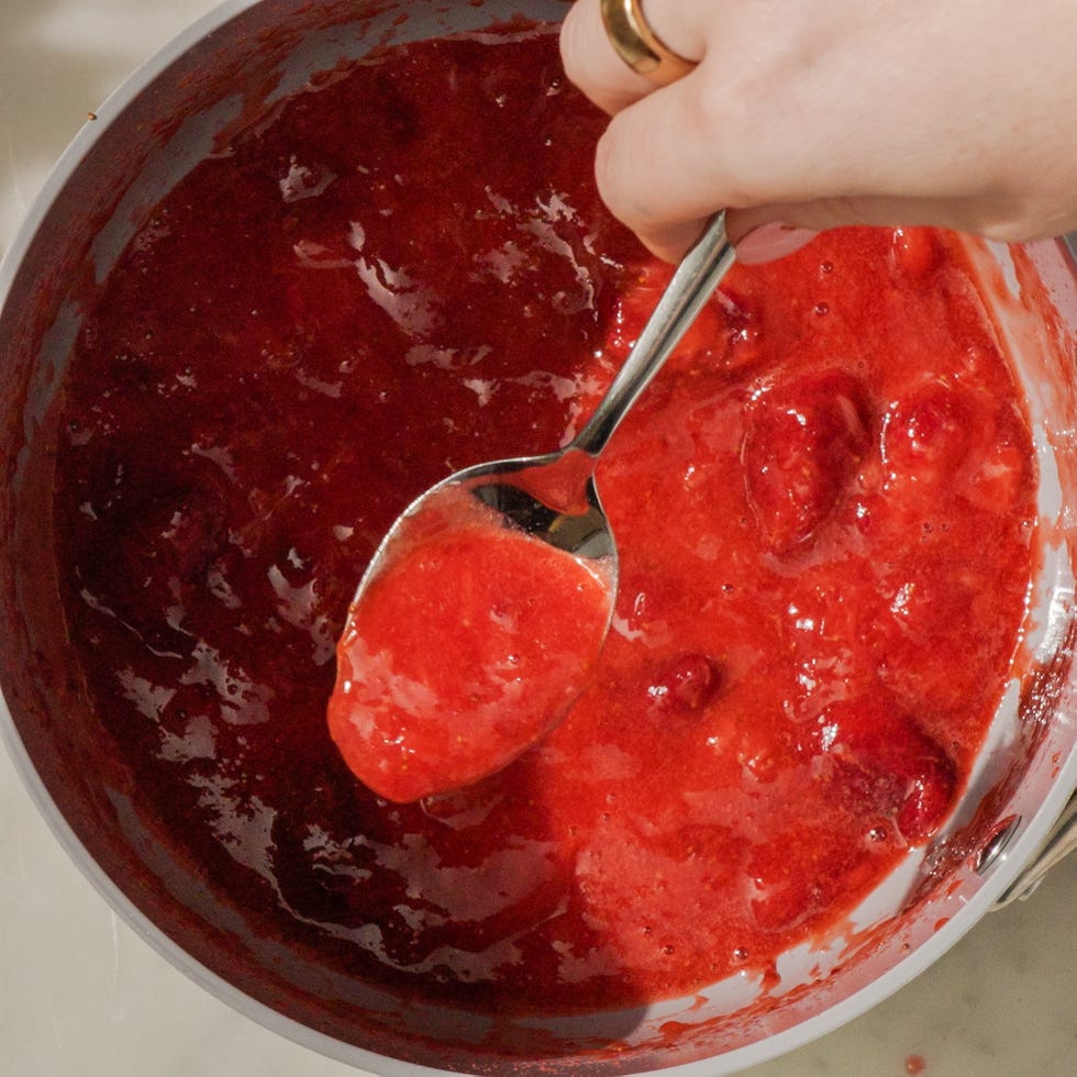 strawberry brownies