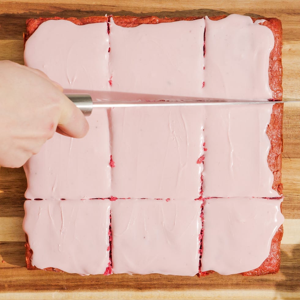 strawberry brownies