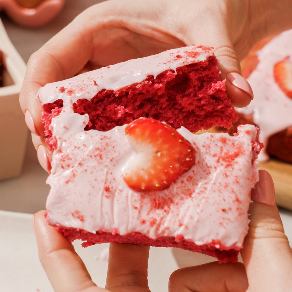 strawberry brownies