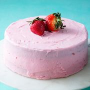 Homemade Strawberry Cake Horizontal