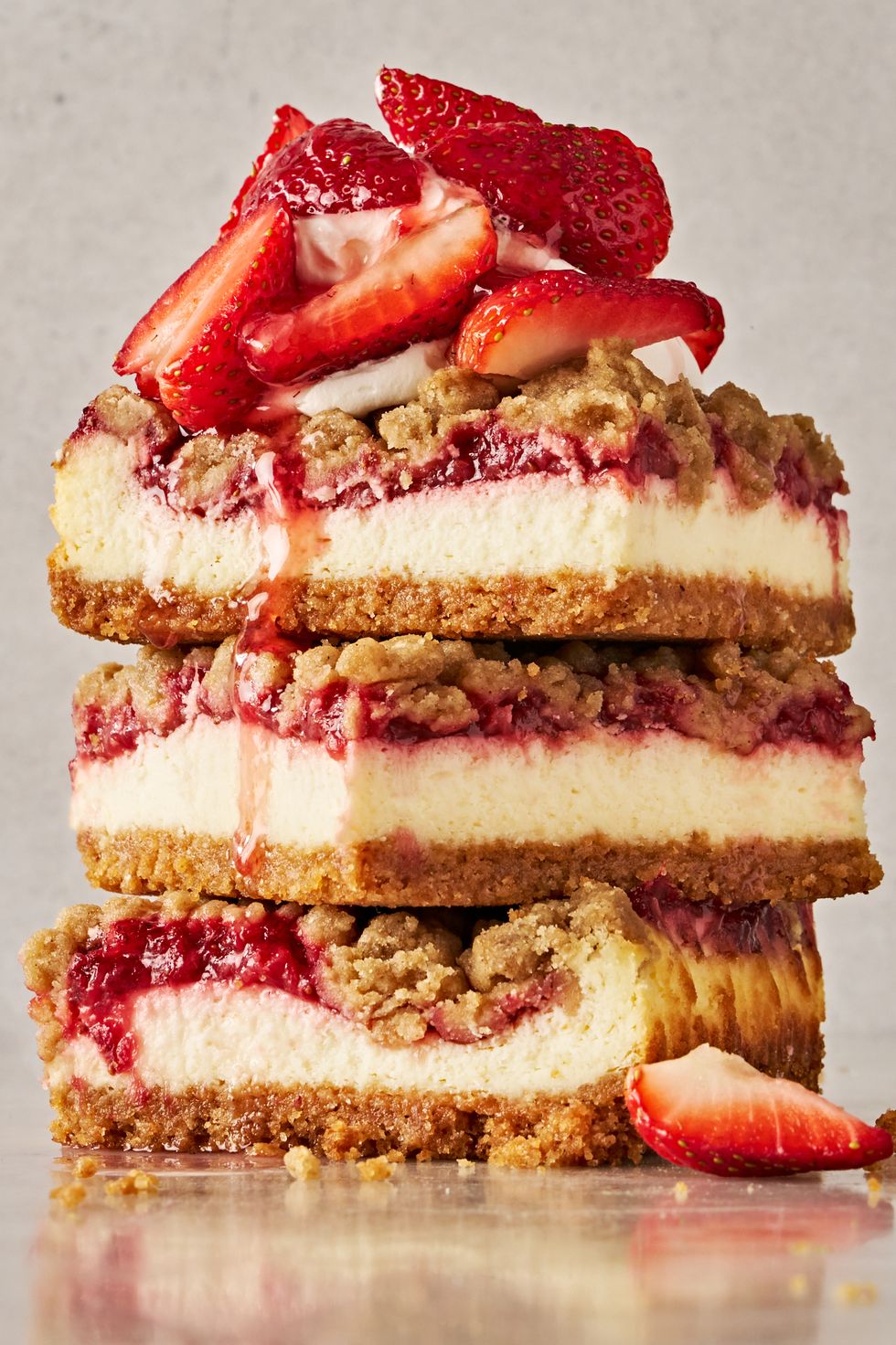 strawberry cheesecake bars