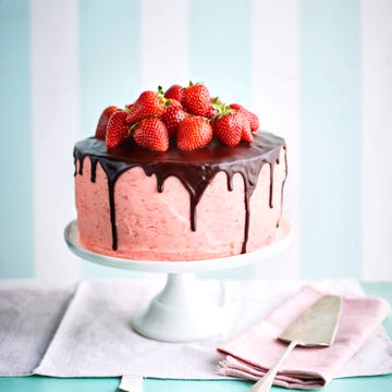 strawberry chocolate celebration cake