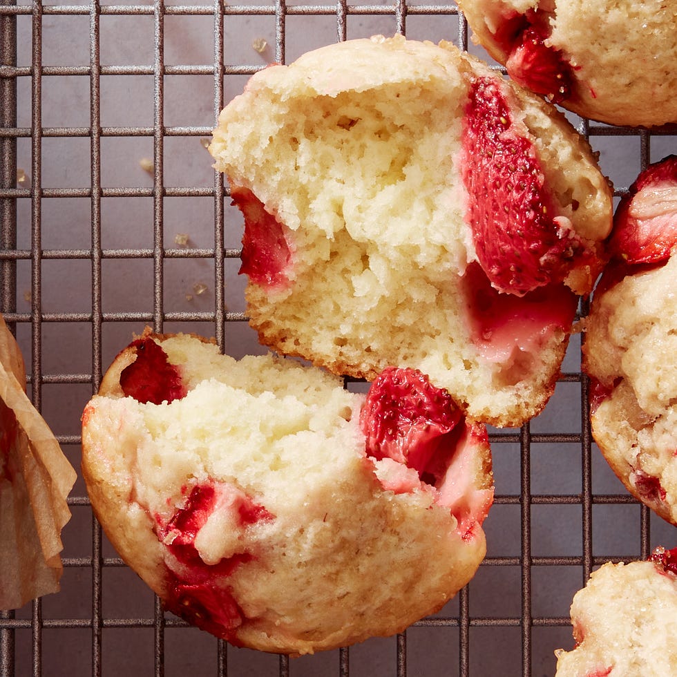 strawberry muffins