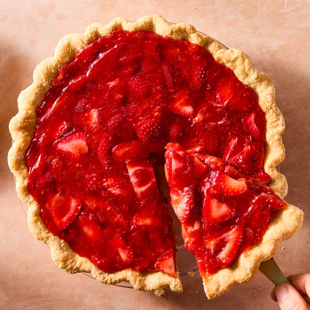 pie crust with a strawberry filling