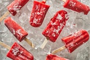 strawberry popsicles