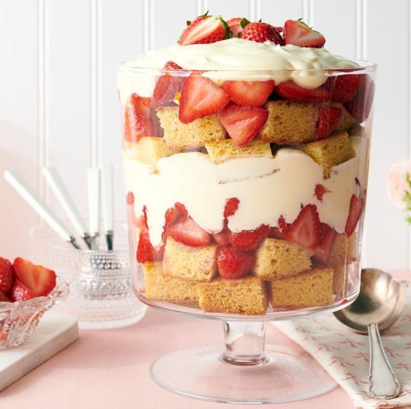 strawberry recipes trifle