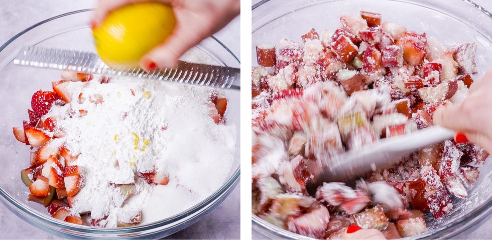 strawberry rhubarb pie