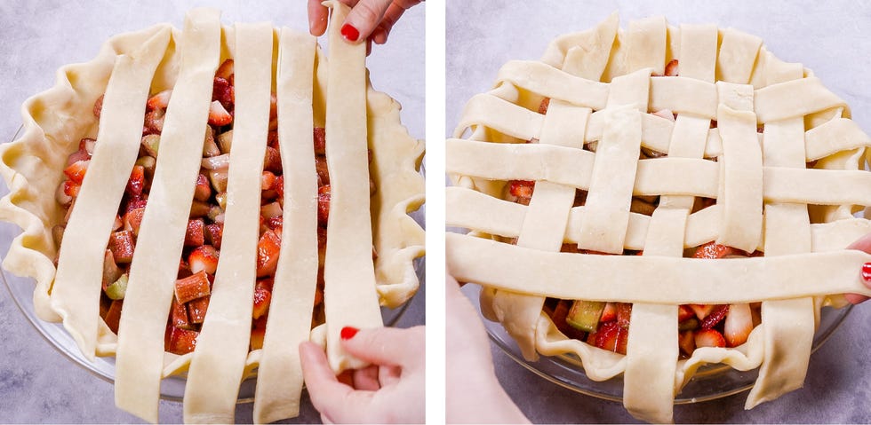 strawberry rhubarb pie