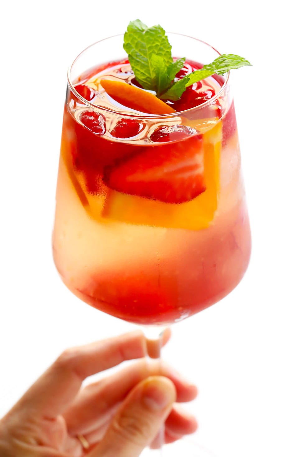 strawberry rose sangria