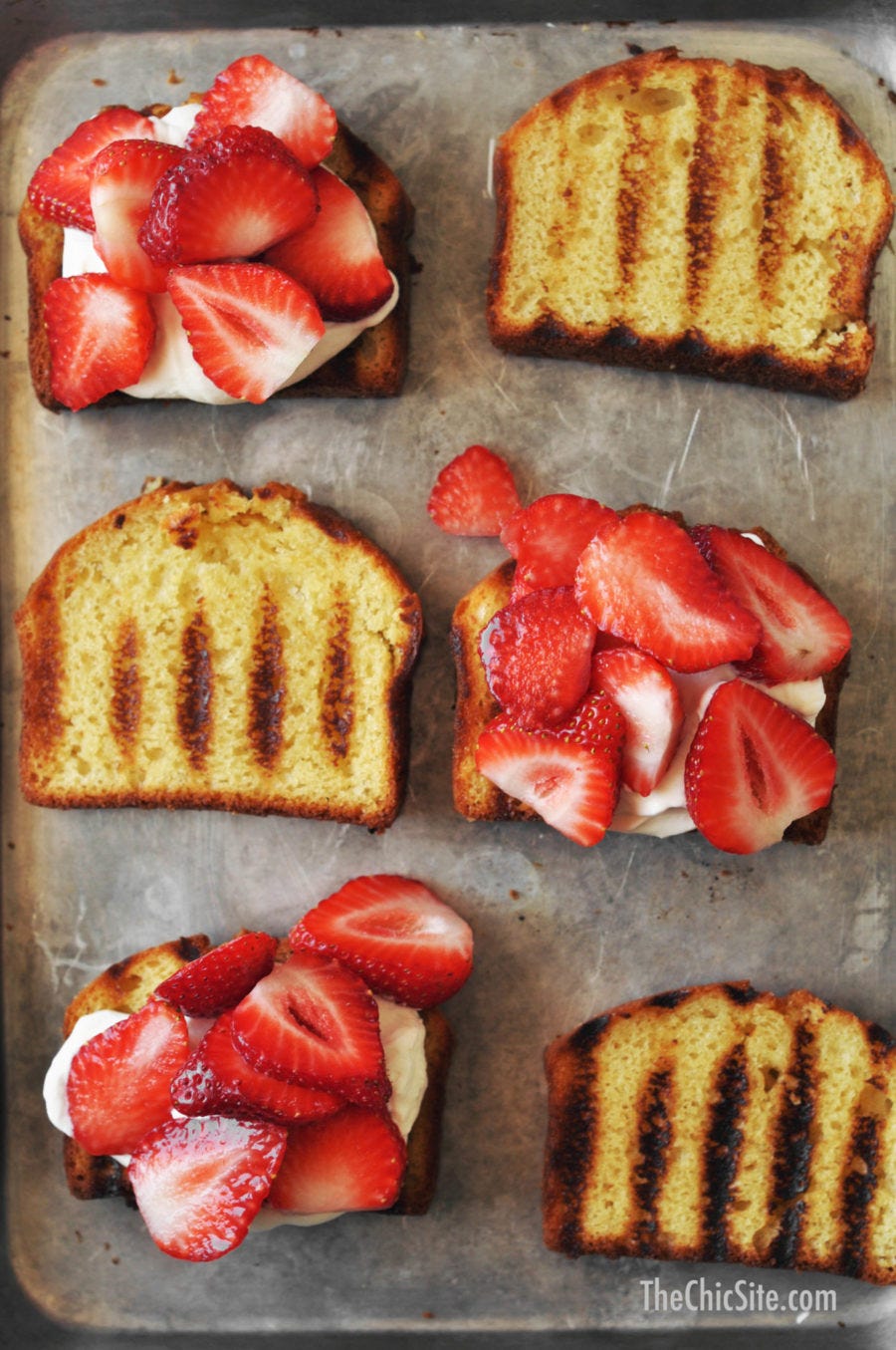Grilled Strawberry Shortcake
