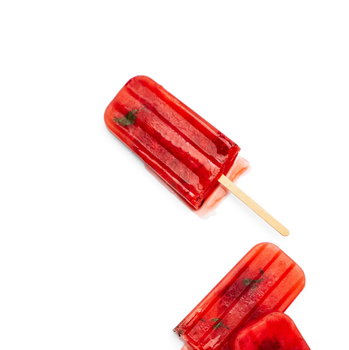 Strawberry Popsicles - Ahead of Thyme