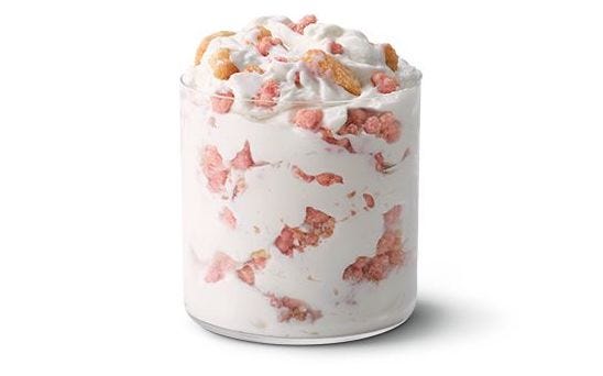 mcdonald's strawberry shortcake mcflurry