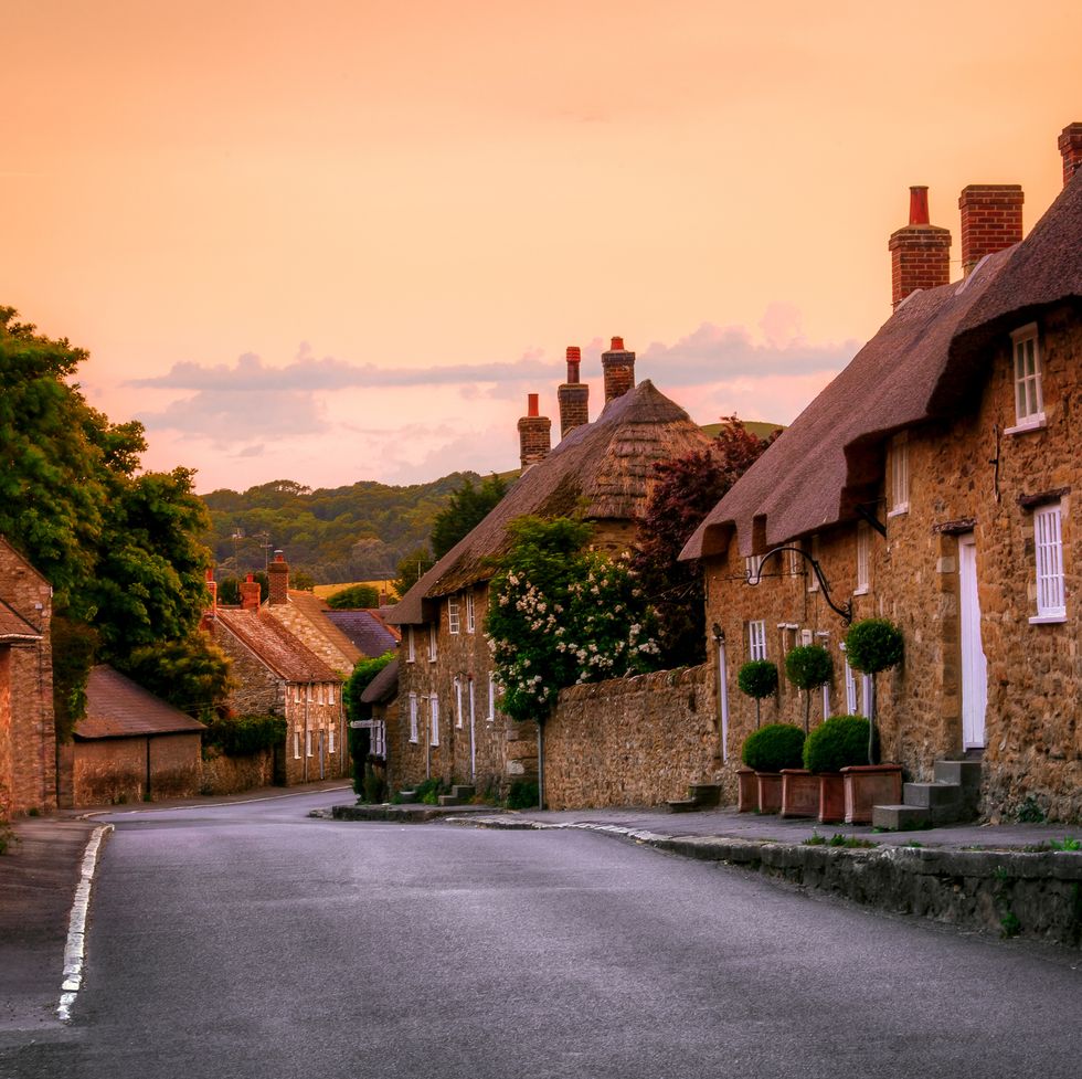 Street at Abbotsbury, Dorset, England