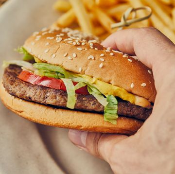 street food burger gourmet