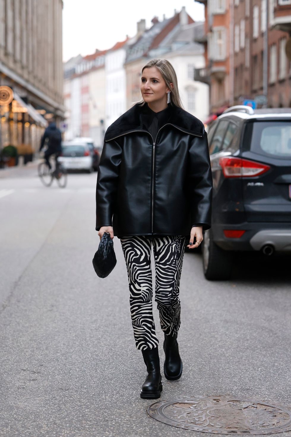 pantalones de cebra street style copenhagen fashion week
