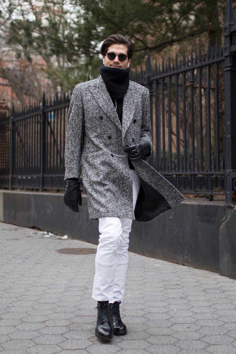 Moda Casual De La Calle Americana Del Hombre En Nueva York Foto de