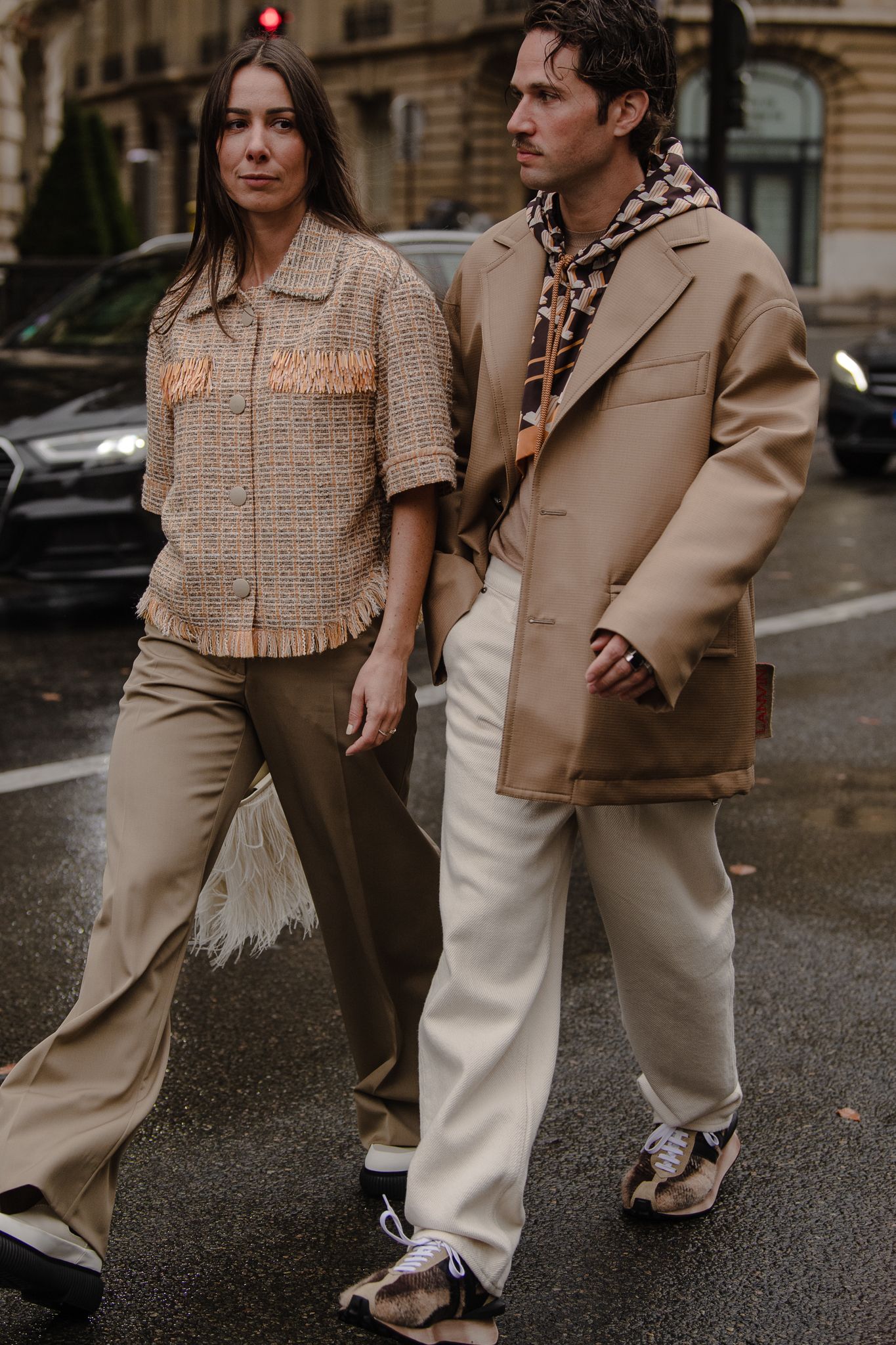 Khaki Got a Street Style Upgrade at Paris Fashion Week Men's