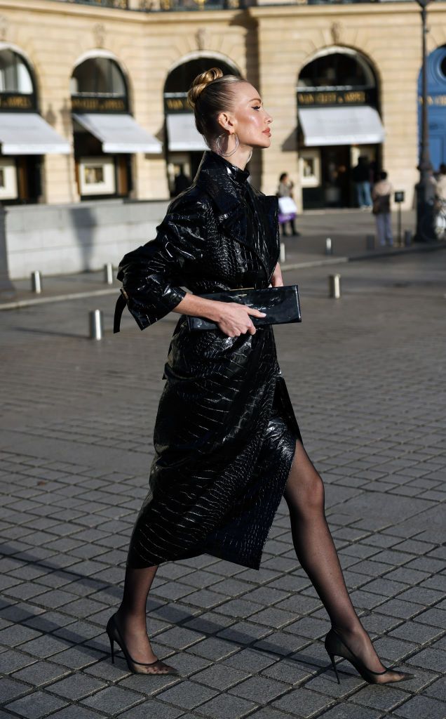 street style with tatiana korsakova during paris fashion week