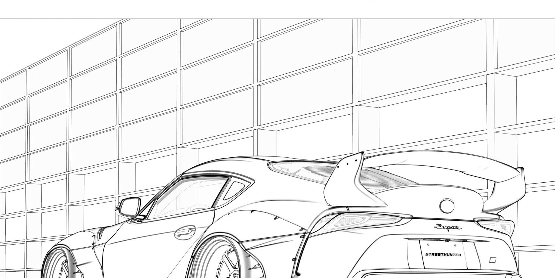 coloring pages of cool cars