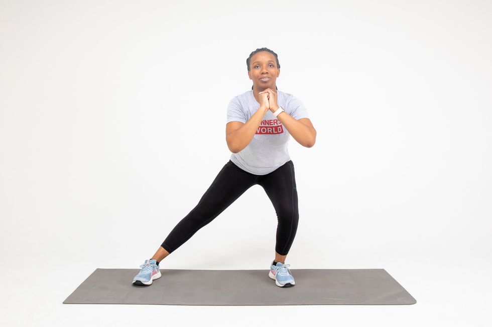 stress exercises, lateral lunge