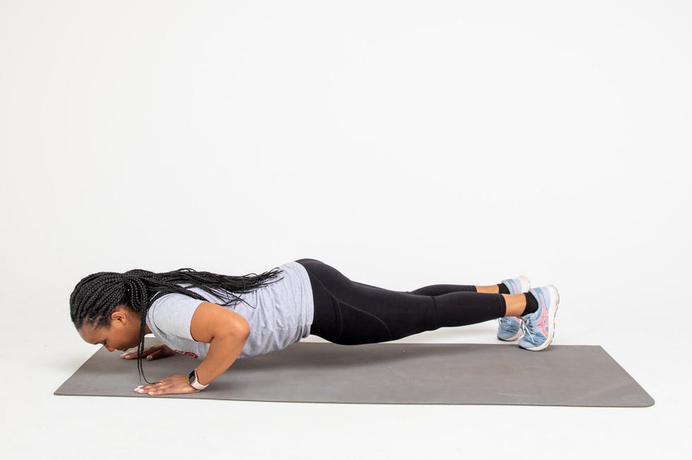 stress exercises plank