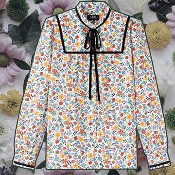Clothing, Collar, Sleeve, Outerwear, Pattern, Pattern, Blouse, Embroidery, Textile, Top, 