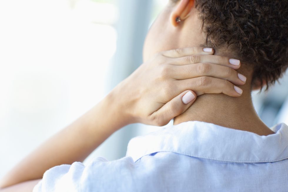 stress symptom - neck pain