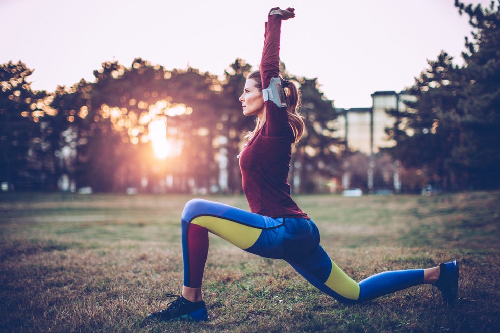 Stretching before jogging