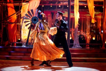 strictly come dancing's aj odudu and kai widdrington dance the pasa doble