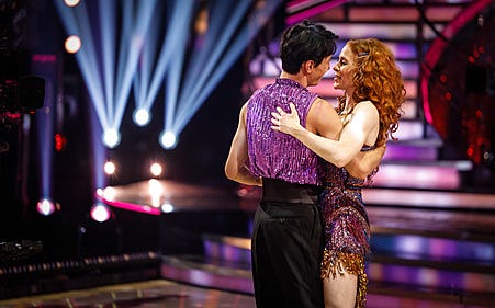 strictly come dancing, angela scanlon, carlos gu
