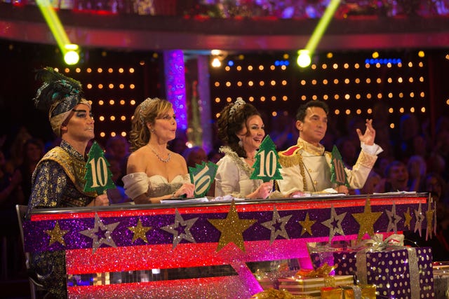 Strictly Come Dancing Christmas special 2018 – judges panel