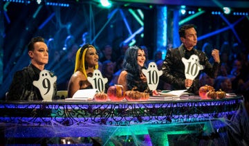 strictly come dancing, halloween 2019, craig, motsi, shirley and bruno