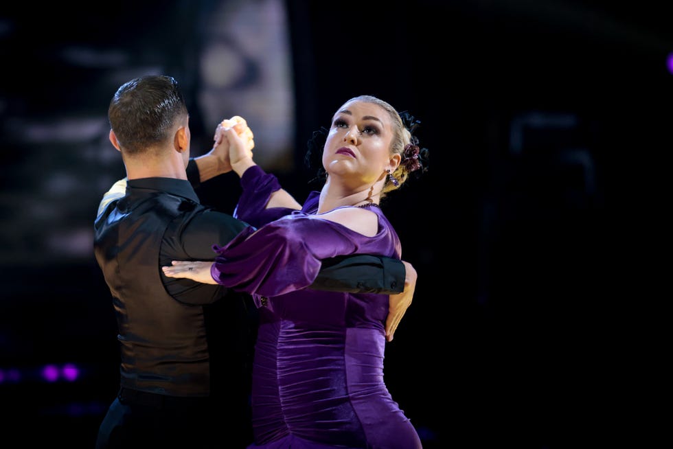 strictly come dancing's sara davies and aljaz skorjaec dance the tango