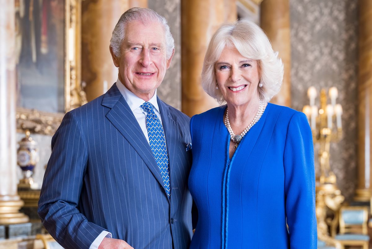 Queen Camilla's Jewelry in New Coronation Portrait with King Charles