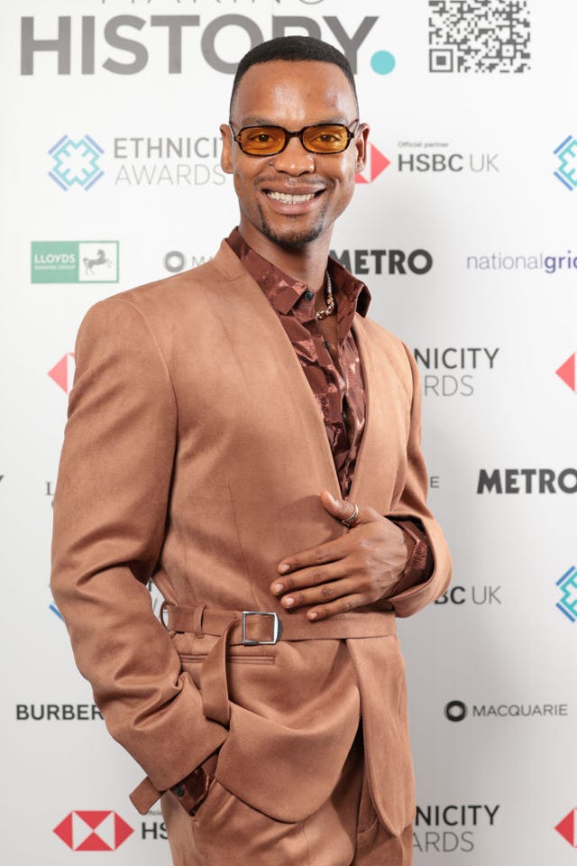 london, england october 27 johannes radebe attends the ethnicity awards 2022 at the marriott grosvenor square on october 27, 2022 in london, england photo by shane anthony sinclairgetty images