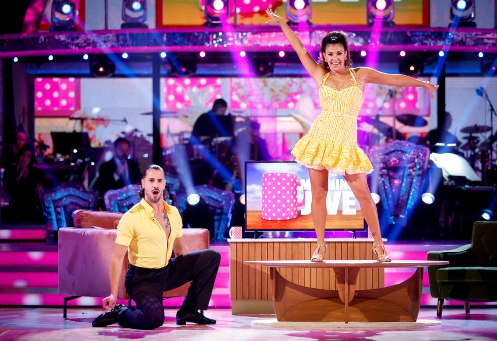 strictly come dancing 2022 week 1  kym marsh and graziano di prima
