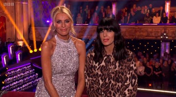 strictly come dancing presenters tess daly and claudia winkleman during blackpool week